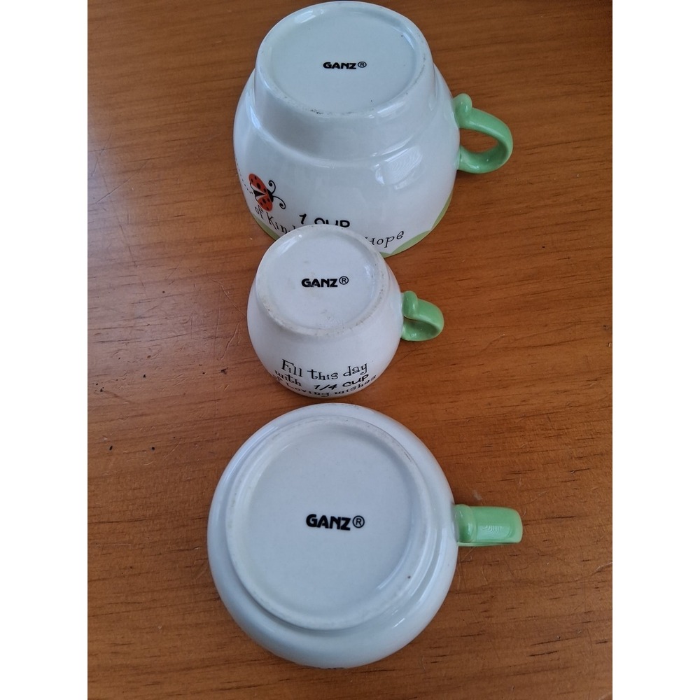 Ganz Ceramic Stacking measuring cups. Ladybug. - Picture 5 of 6